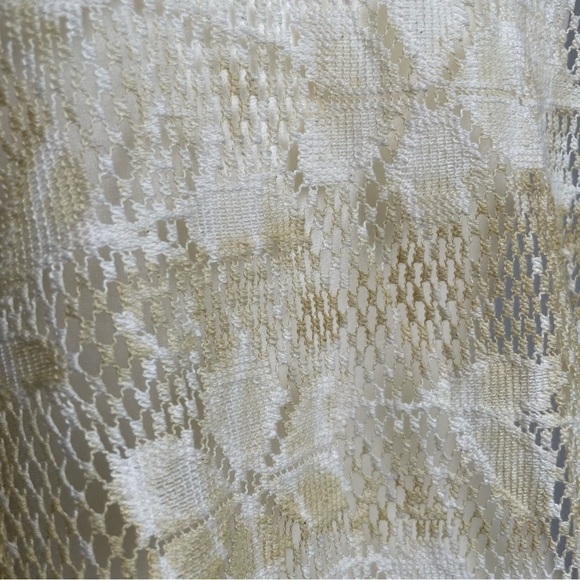 Boho Ethereal Fairy Sheer Tie Dye Floral Lace Crocheted Beach Scarf Wrap Shawl - Picture 15 of 15